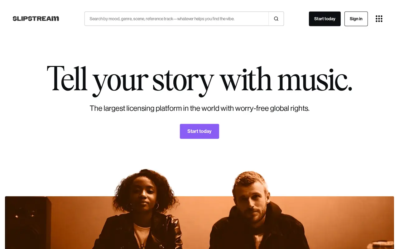 The Slipstream homepage