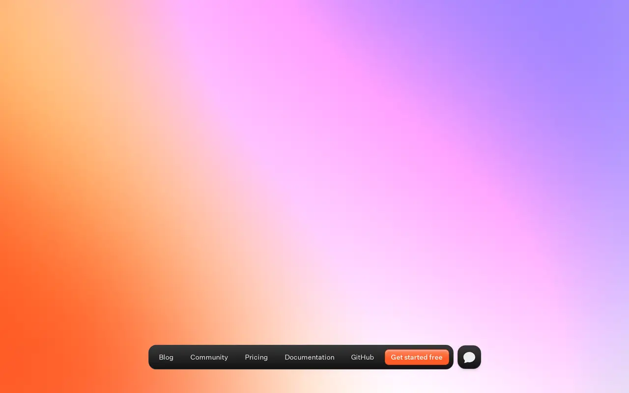 The Typebot homepage